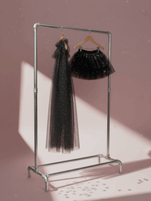 tutu y capa de bruja halloween